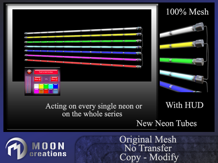 Second Life Marketplace New Neon Tubes